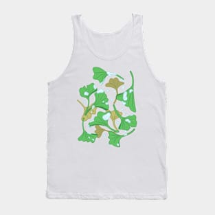 Raindrops and Ginkgo Leaves Tank Top